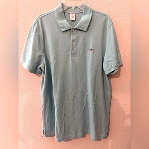 Brooks Brothers Aqua Polo Shirt Men’s Sz XL